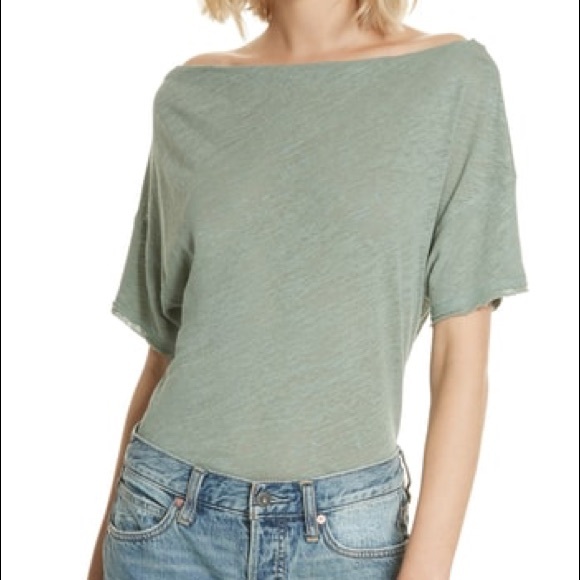 Free People She's So Cool Off the Shoulder Top (B) - Picture 1 of 7